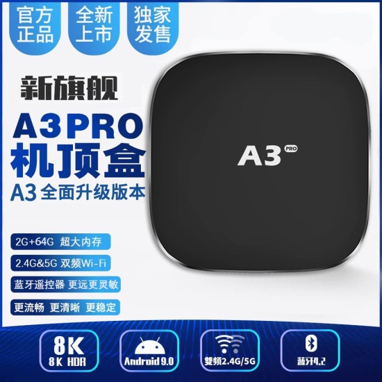 A3 PRO Chinese TV BOX 2024 